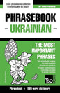 English-Ukrainian phrasebook and 1500-word dictionary - Paperback