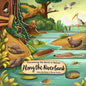 Discovering the World of Nature Along the Riverbank - Board Book
