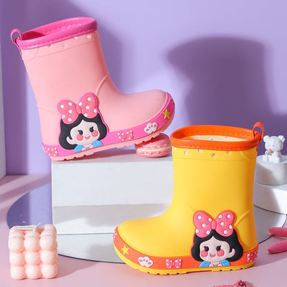 Girls' Kindergarten Non-slip Princess Rain Boots