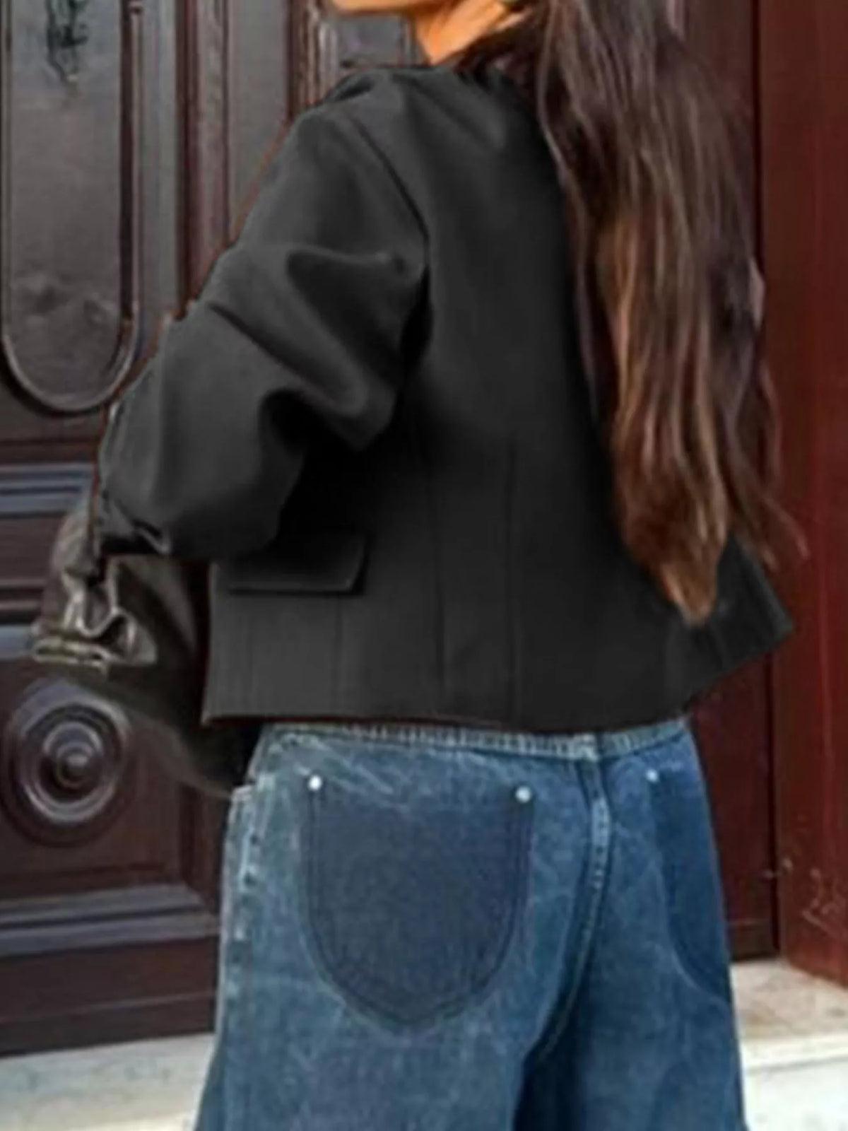 Button Up Long Sleeve Jacket