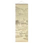 Antique Chinese Hand-Painted Landscape Scroll, Pine Tree