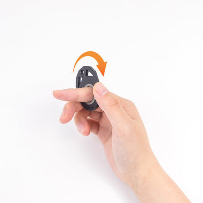 Fidget Spinner Keychain, 17mm Hand Spinner for Stress Relief and Focus