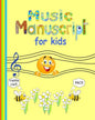 Music Manuscript: Great for kids 8 large staves per page 46 pages - Paperback