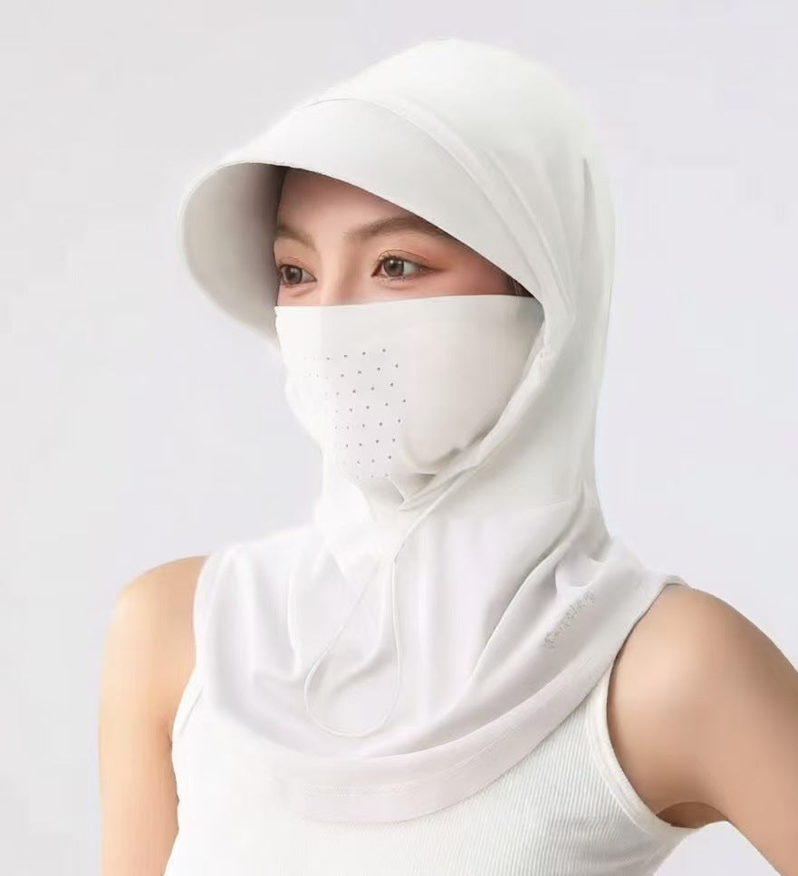 Sunscreen Face Mask With Hood Full-face UV Protection