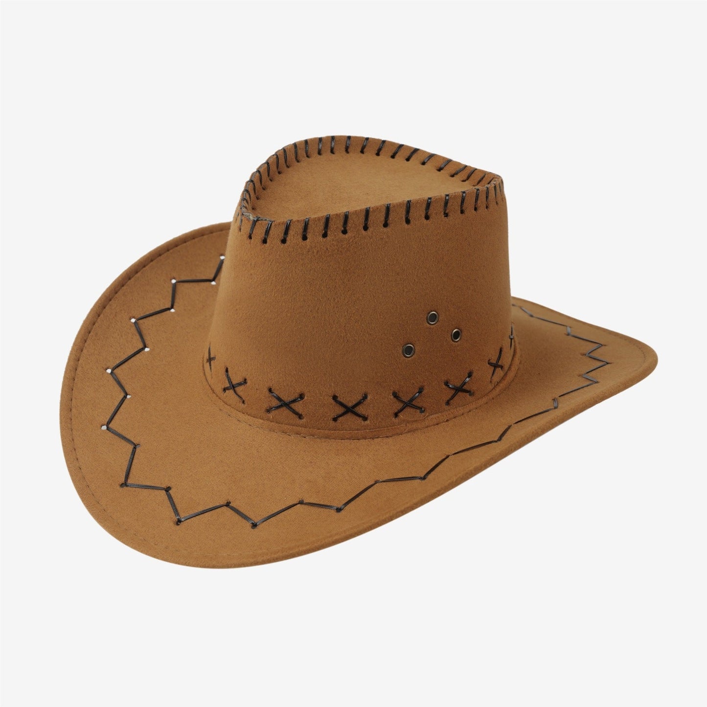 Men's And Women's Cowboy Hats, Sun Protection Hats For Grasslands, Western Cowboy Hats For Couples, Wide-Brimmed Xinjiang Felt Hats With Velvet Surface