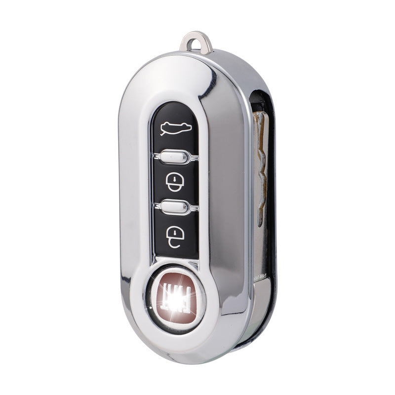 Silicone Key Fob Cover Case for - 3 Button Folding Remote Key Shell Protector