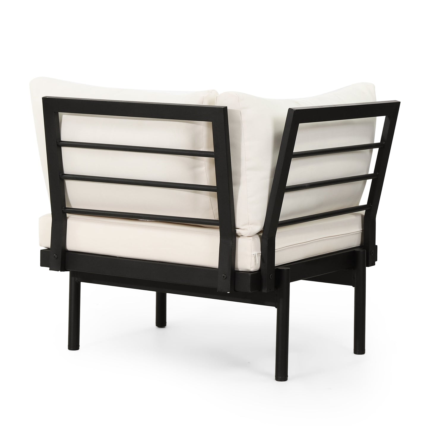 Outdoor Sectional Set Acacia Wood 4 Piece Seats 5