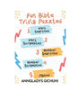 Fun Bible Trivia Puzzles: Word Searches, Word Scrambles, Number Searches, Number Scrambles & Mazes - Paperback
