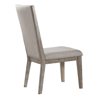 Rocky - Side Chair (Set of 2) - Fabric & Gray Oak