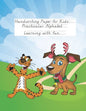 Handwriting Paper for Kids: Practicular Alphabet Learning with fun.: Cursive Writing Books and Practice Paper:3-Line and Checkered Writing Sheets( - Paperback