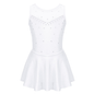 Girls Figure Skating Performance Wear Sleeveless Skirt