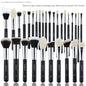 30 PCs Makeup Brush Set Soft Hair Eye Shadow Blush Face Powder Full Set