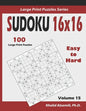 Sudoku 16x16: 100 Easy to Hard : : Keep Your Brain Young - Paperback
