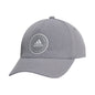 adidas Mens Lifestyle Structured Stretch Fit Hat HeatherLightGrey/Black/Grey Large-X-Large