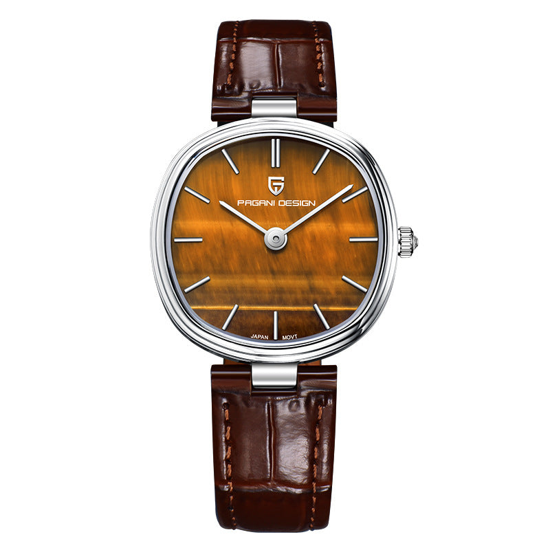 Womens Stainless-steel Quartz Waterproof Wristwatch