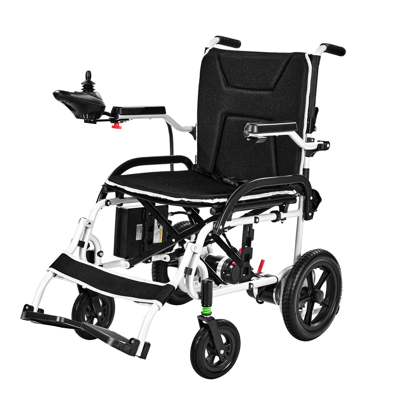 Wheelchair Electric Foldable Aluminum 220 LB 12 Mile Range 39x24x36 In