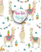 Blank Sticker Book: Lovely Alpaca Cute Llama Blank Sticker Book For Cute Girls Kids, Collecting stickers animals blank sticker books For B - Paperback