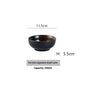 Japanese Style Porcelain Rice Bowls