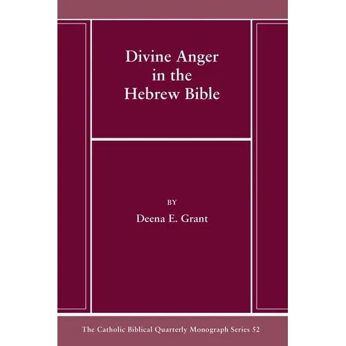 Divine Anger in the Hebrew Bible - Paperback