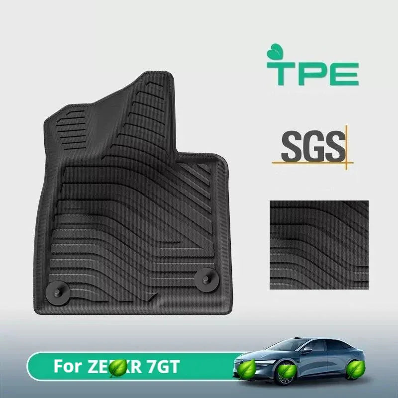 TPE All-Weather Floor Mats and Trunk Mat for ZEEKR 7GT