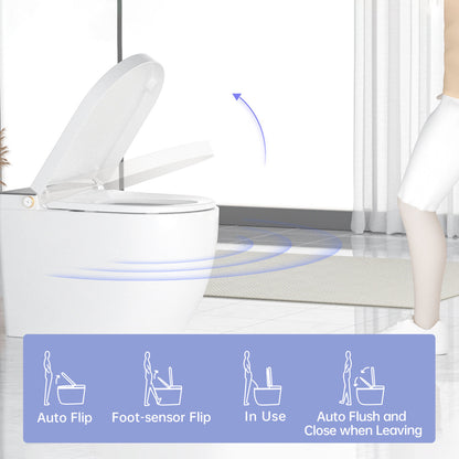 Modern integrated Smart toilet, Auto Open/Close lid, temperature heating seat...
