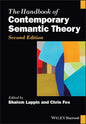 The Handbook of Contemporary Semantic Theory - Paperback