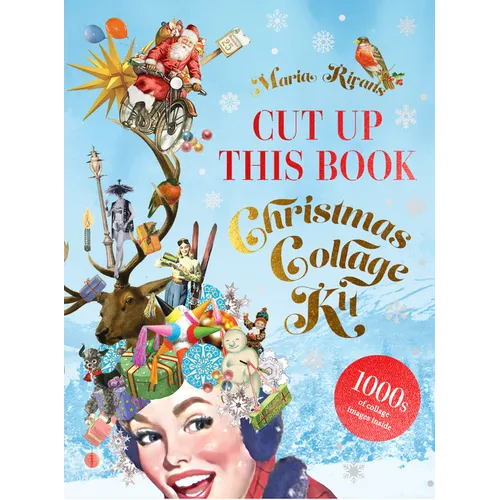 Cut Up This Book: Christmas Collage Kit - Paperback