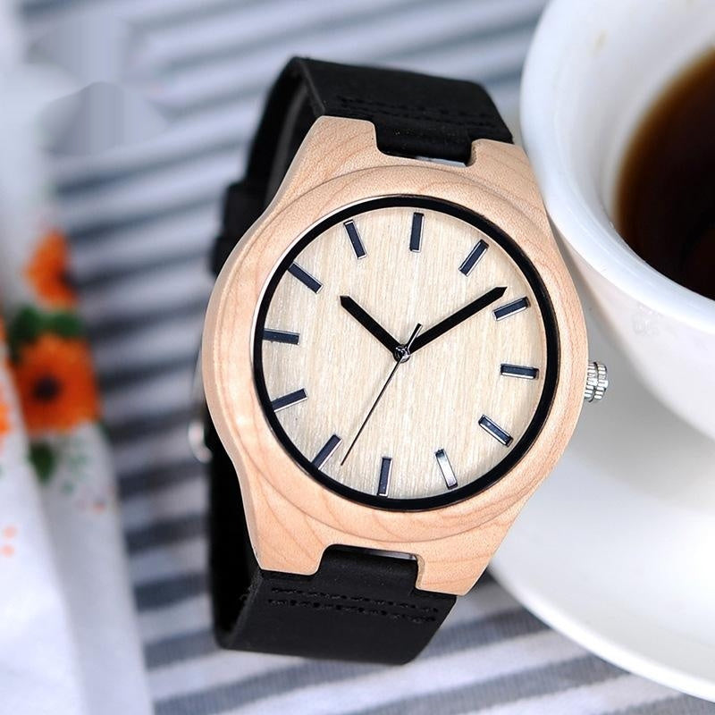 Wooden Classic Wooden Pointer-style Quartz Watch