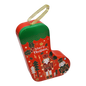 Christmas Stocking Cookie Tin Ornament - Merry Christmas