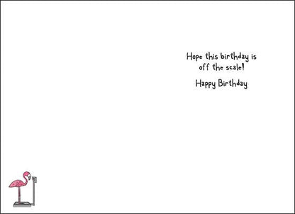 Birthday Card - Off The Scales