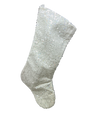 White Sequin Stocking