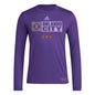 adidas Mens Long Sleeve Pre-Game T-Shirt Regal Purple/Orlando City Sc X-Small