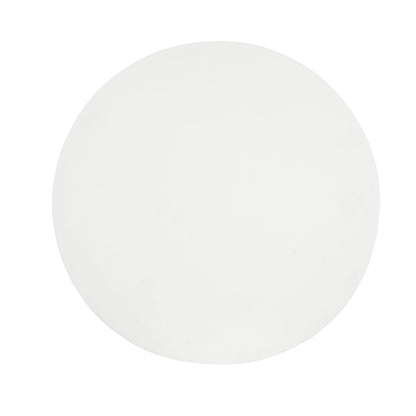 MGO Round Side Table, 3-Tier Design, Indoor Outdoor, 14.2x19.4 in, White