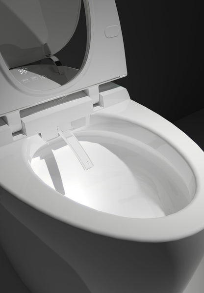Unique Smart Toilet with Bidet Built In, Intelligent One Piece Toilet For Mod...
