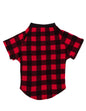 Big Dog Cotton Black And  Red Plaid Pajamas -