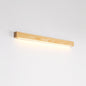 Walnut Color Log Strip Wall Lamp Modern Minimalist