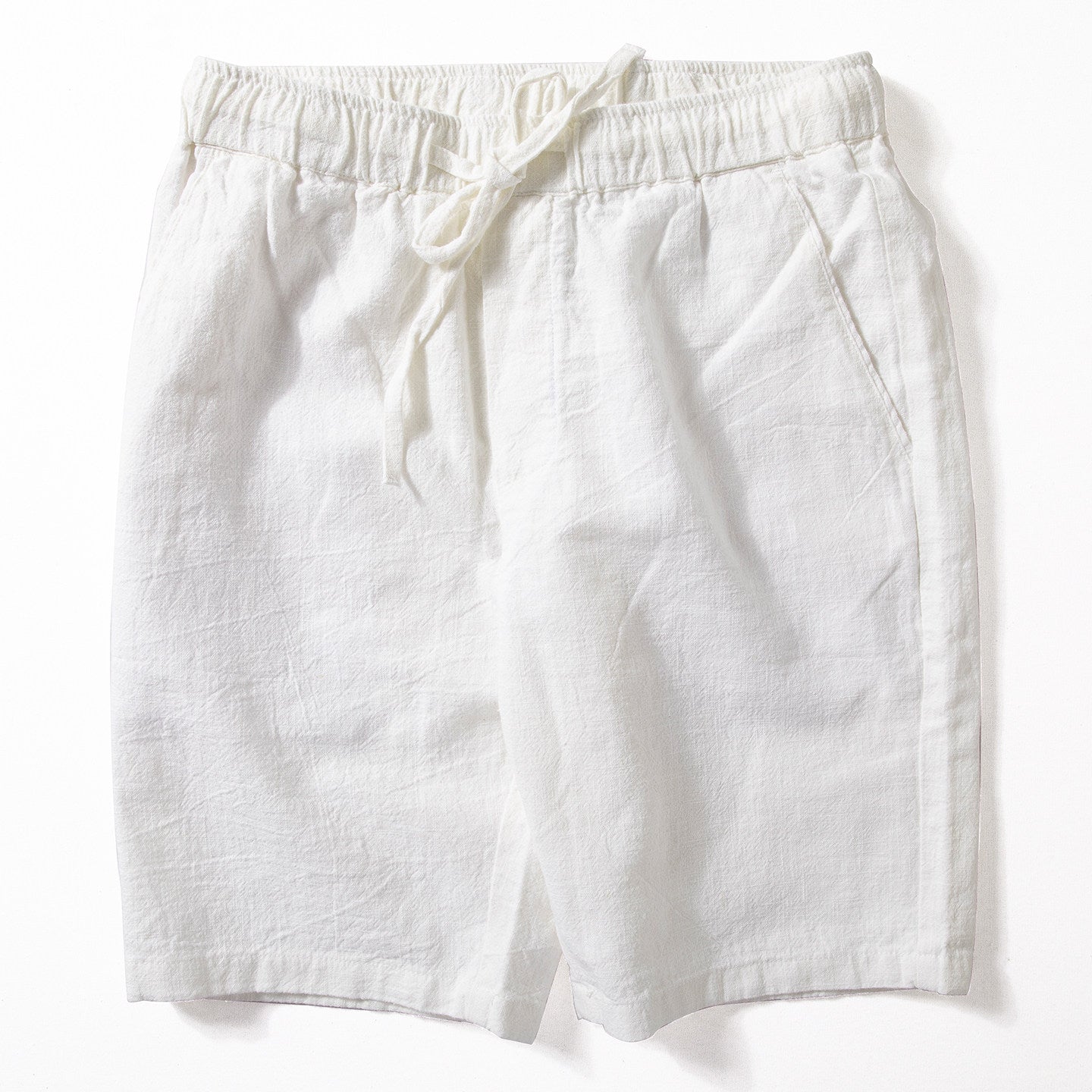 Men's Slim-fit Straight-leg Hemp Five-pocket Pants