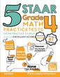5 STAAR Grade 4 Math Practice Tests: Extra Practice to Help Achieve an Excellent Score - Paperback