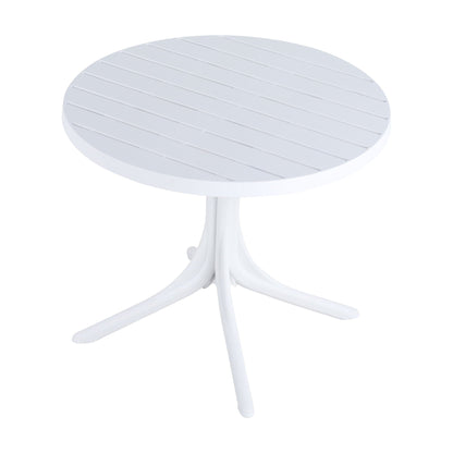 Modern Lounge Chair Set With Round Table