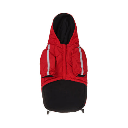 Cotton Dog Jacket in Black or Red, S-XXL