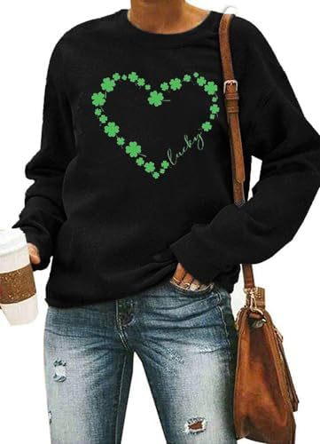Womens Printed Long Sleeve Pullover Top