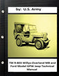 TM 9-803 Willys-Overland MB and Ford Model GPW Jeep Technical Manual - Paperback