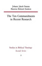 The Ten Commandments in Recent Research - Paperback