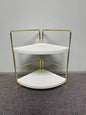 Bathroom Shelf-Fan Gold-One Pack-Box-SHEIN Cross-Border