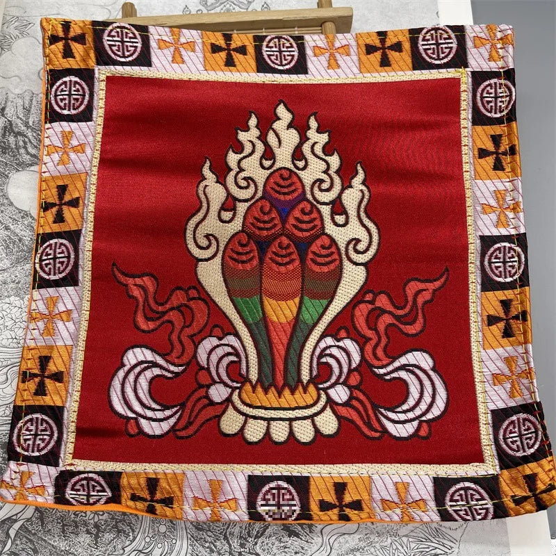 Tibetan-Style Buddha & Vajra Altar Cushion Mats