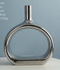 Nordic Style Heart Hollow Out Electroplated Ceramic Vase Decoration