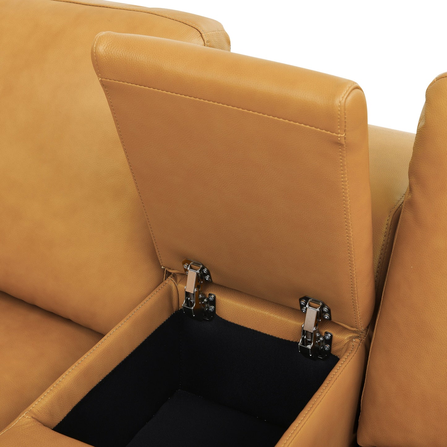 Sectional Sofa Modular Leather Match Ginger 8 Seat 159 In