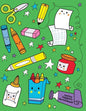 Smiley Supplies Sketchbook: Jumbo Drawing Pad For Sketching, Doodling And Coloring - Paperback