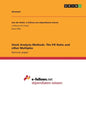 Stock Analysis Methods. The P/E Ratio and other Multiples - Paperback