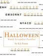 Halloween: Word Scramble Puzzles - Paperback